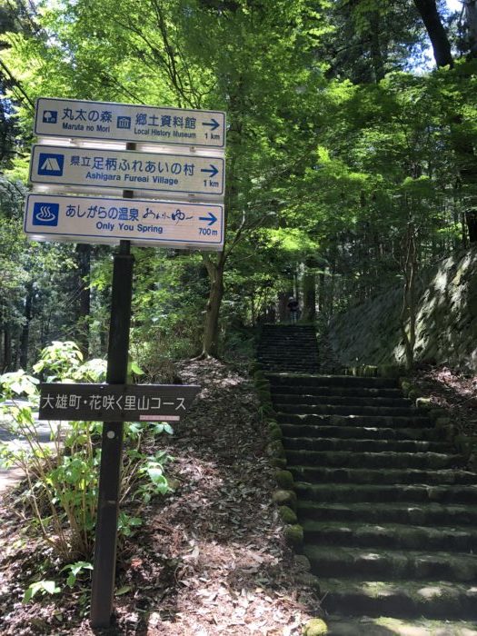 大雄山最乗寺への道。「大雄町・花咲く里山コース」