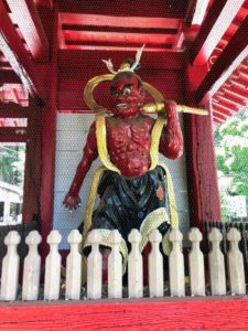 大雄山最乗寺 道了尊仁王門の阿形像