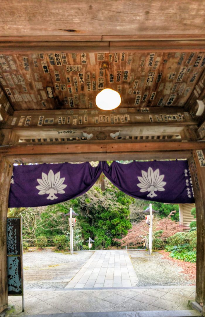 大雄山最乗寺 本堂入口