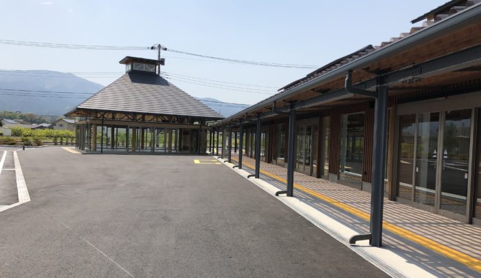道の駅 足柄のオープン前の交流館