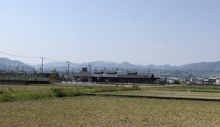 道の駅 足柄のオープン前の全景