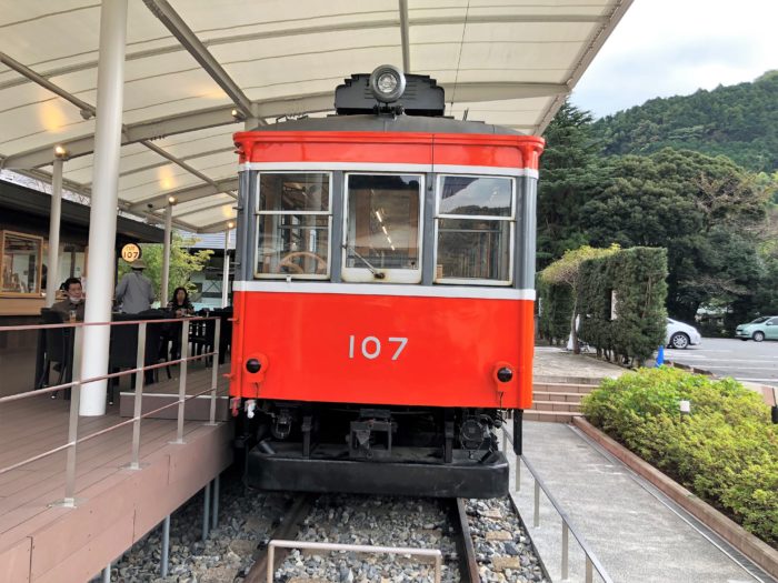 CAFE107の箱根登山鉄道モハ1形107号(外観)