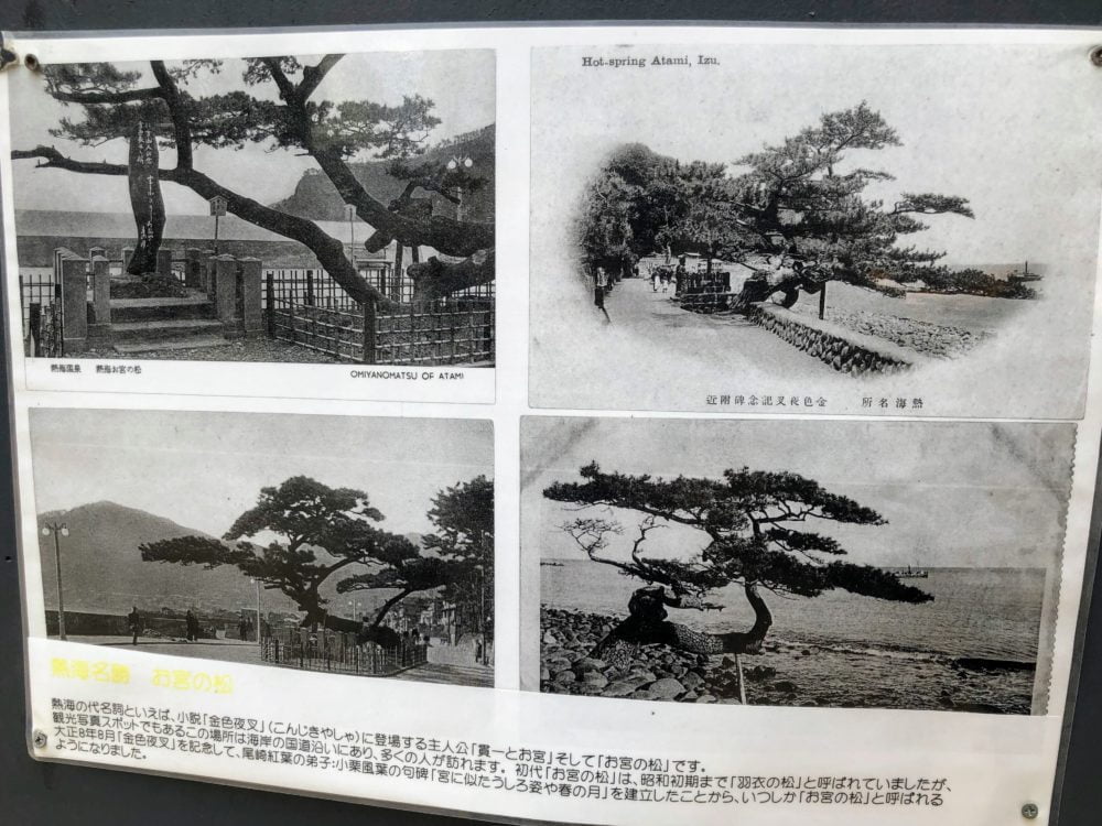 熱海・お宮の松の明治時代の写真