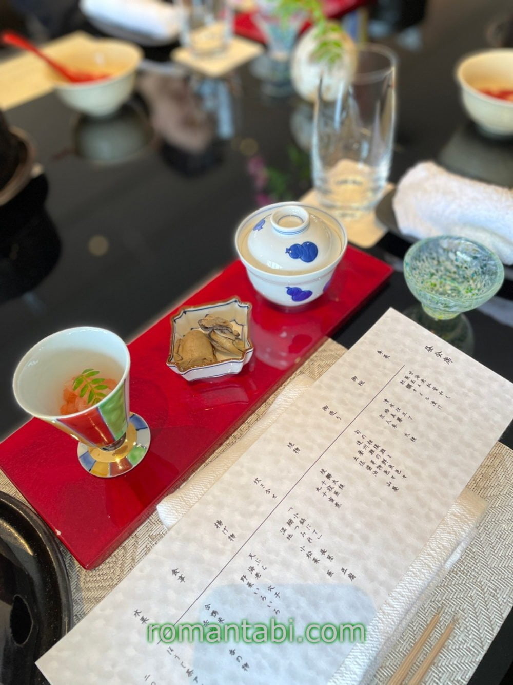 熱海パールスターホテル・日本料理 舳 MIYOSHI・ランチメニューの昼会席の季菜