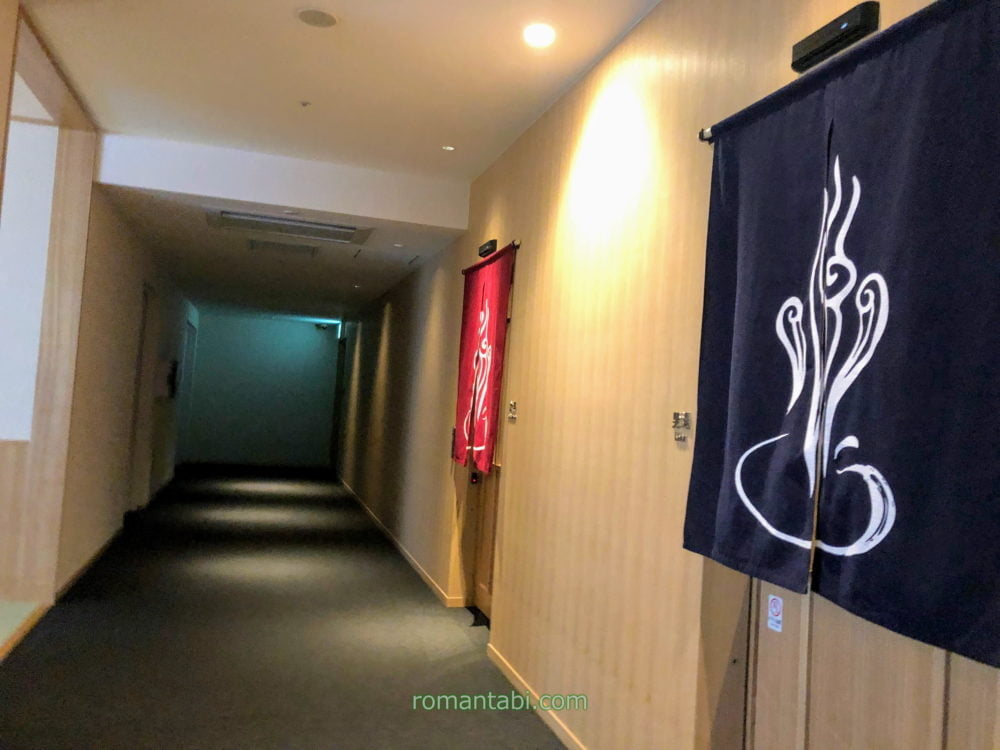 熱海パールスターホテル－インフィニティバス(温泉)の浴室入り口