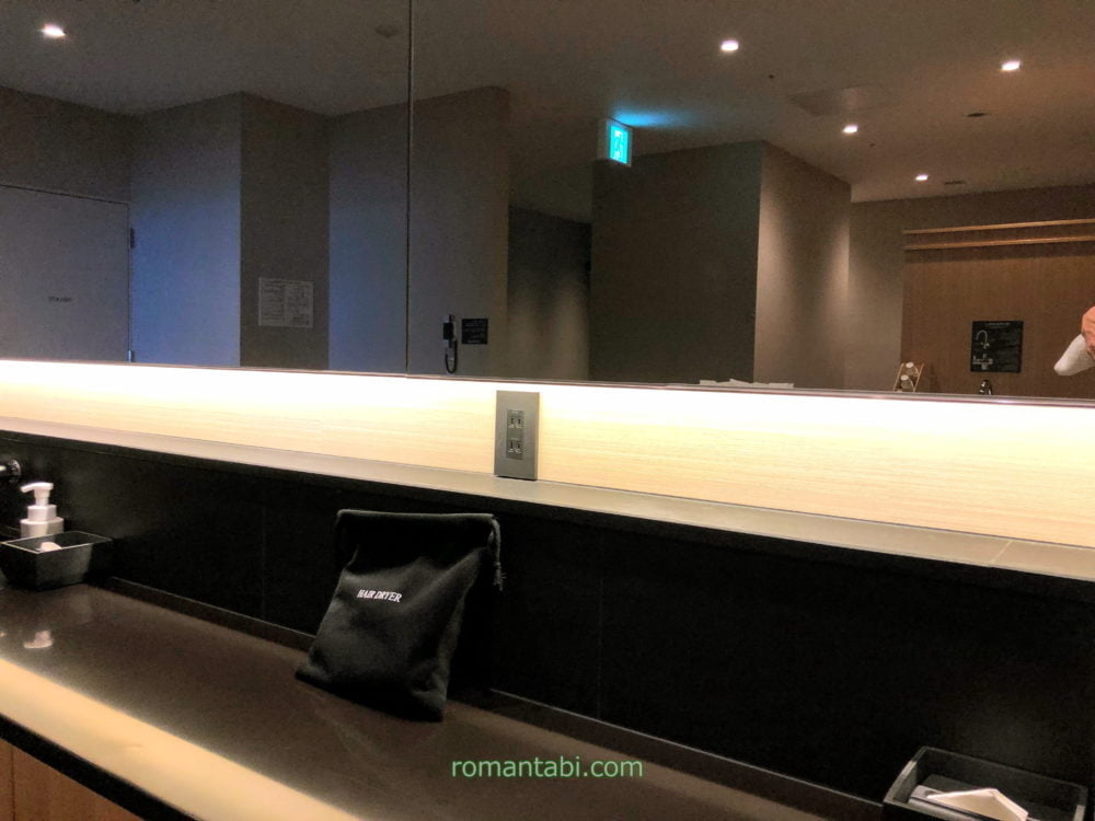 熱海パールスターホテルの洗面台