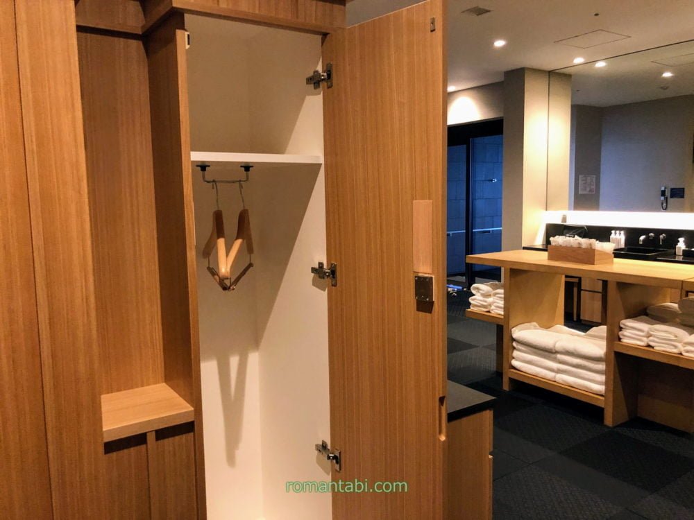 熱海パールスターホテル－インフィニティバス(温泉)ーロッカーの中