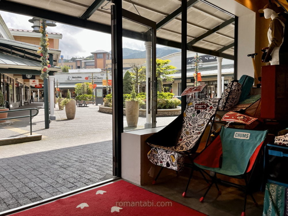 御殿場アウトレットのChums ( チャムス )店内