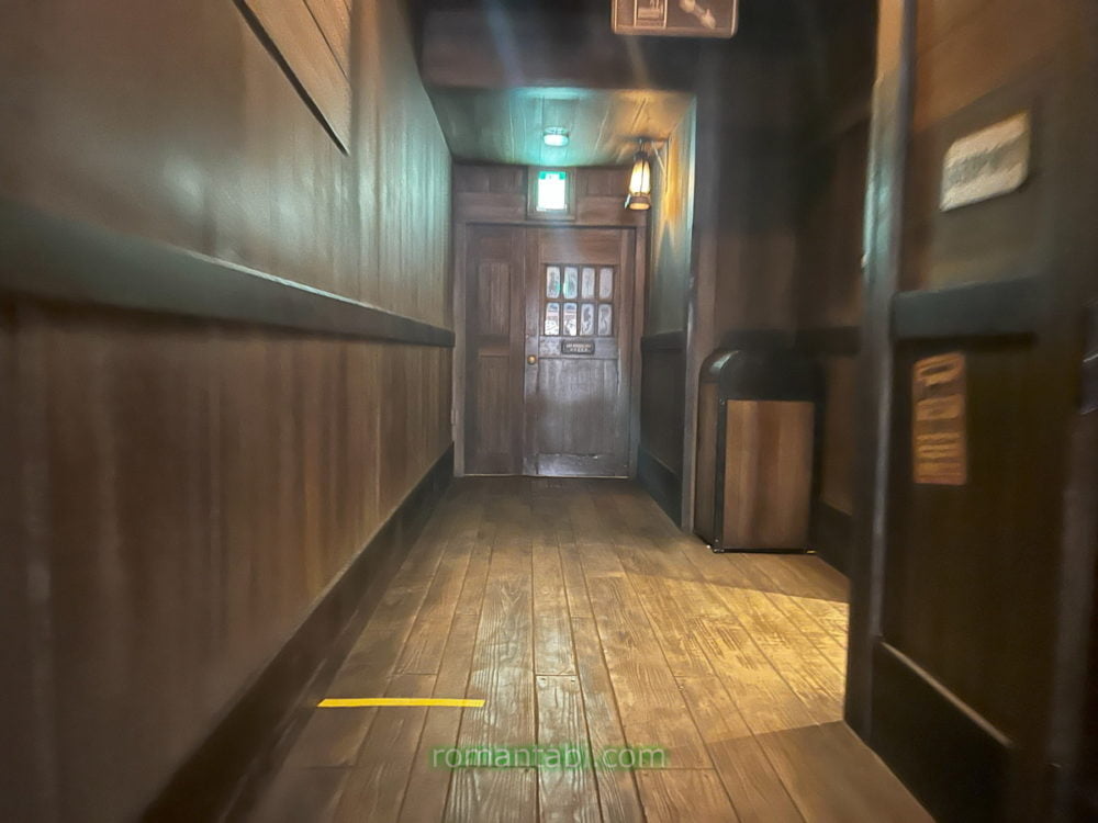 ウエスタンランド・ビッグサンダー・マウンテン近くの喫煙所