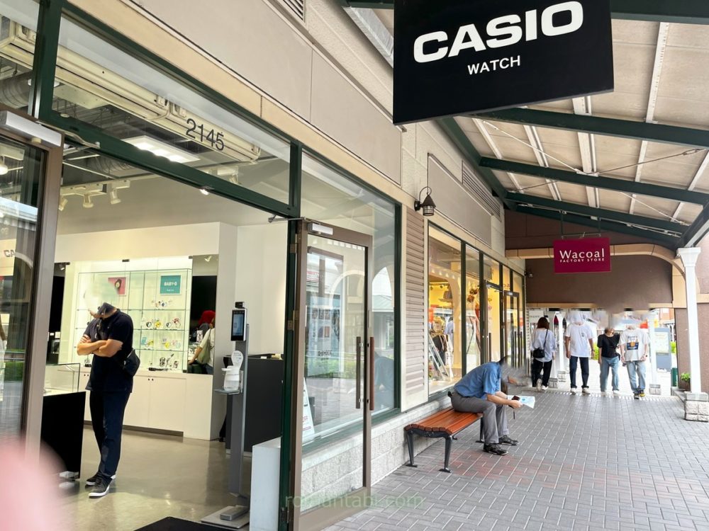 御殿場アウトレットのCasio Watch（カシオ ウォッチ）外観