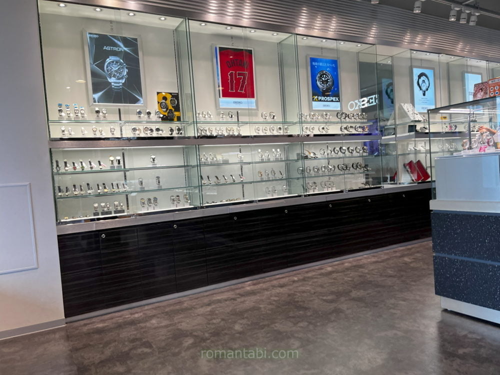 御殿場線アウトレットのSeiko（セイコー）店内