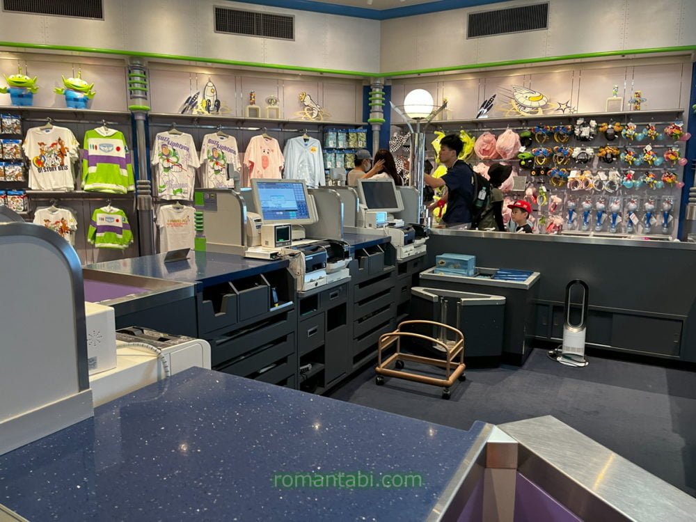 ディズニーランドのトレジャーコメットのレジ