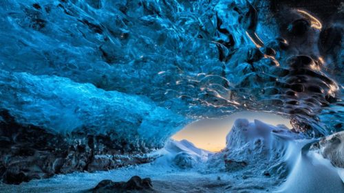 鳴沢氷穴（なるさわひょうけつ）洞内