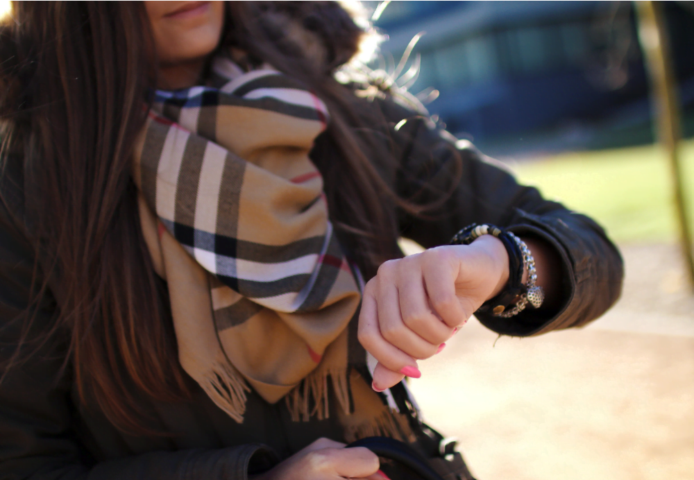 バーバリーのマフラー