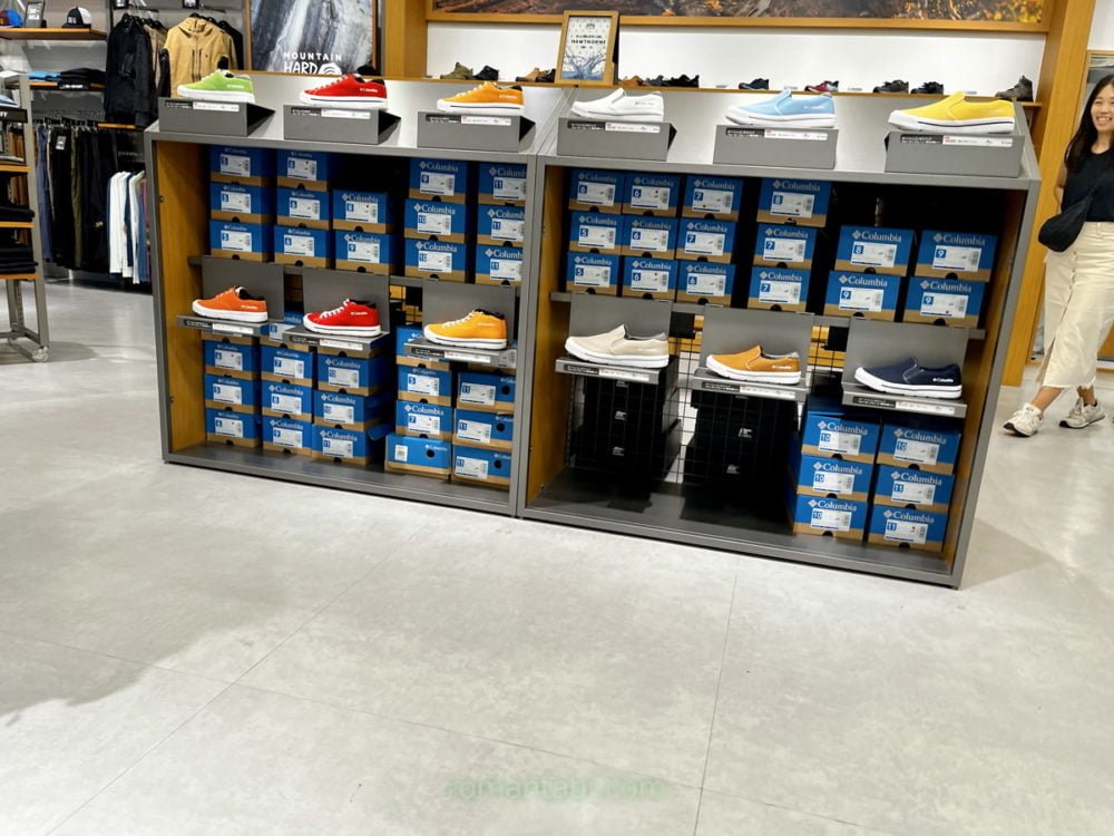 御殿場アウトレットのColumbia Sportswear店内
