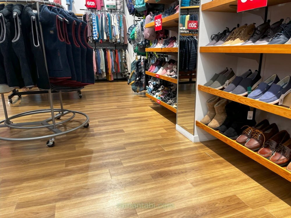 L.L.Beanのシューズ売り場