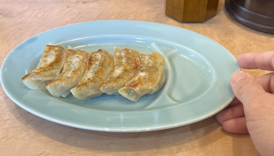 山竹札幌ラーメンの餃子