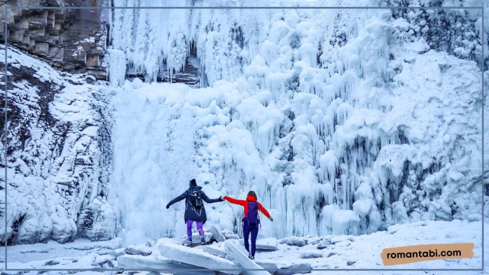 雪山のアウトドア