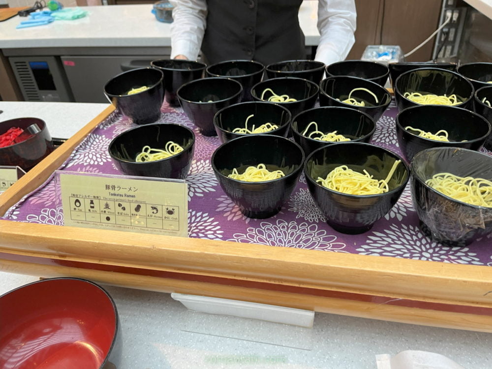 グランドニッコー東京の朝食・ラーメン