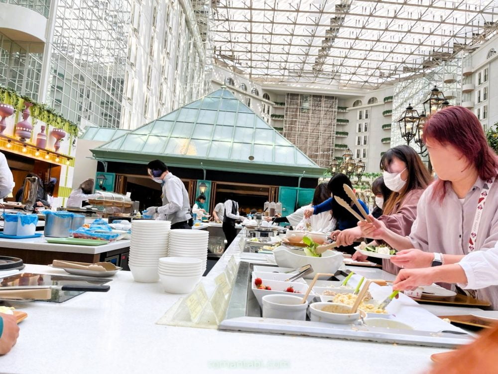 グランドニッコー東京の朝食・和食コーナー