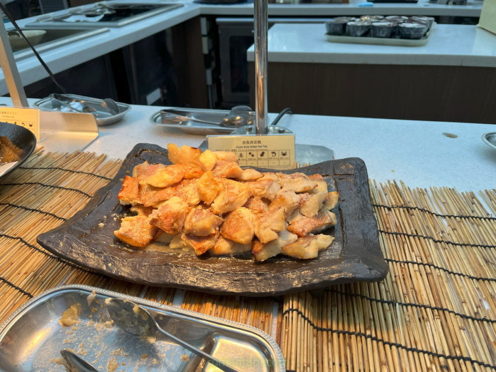 グランドニッコー東京の朝食・焼き魚