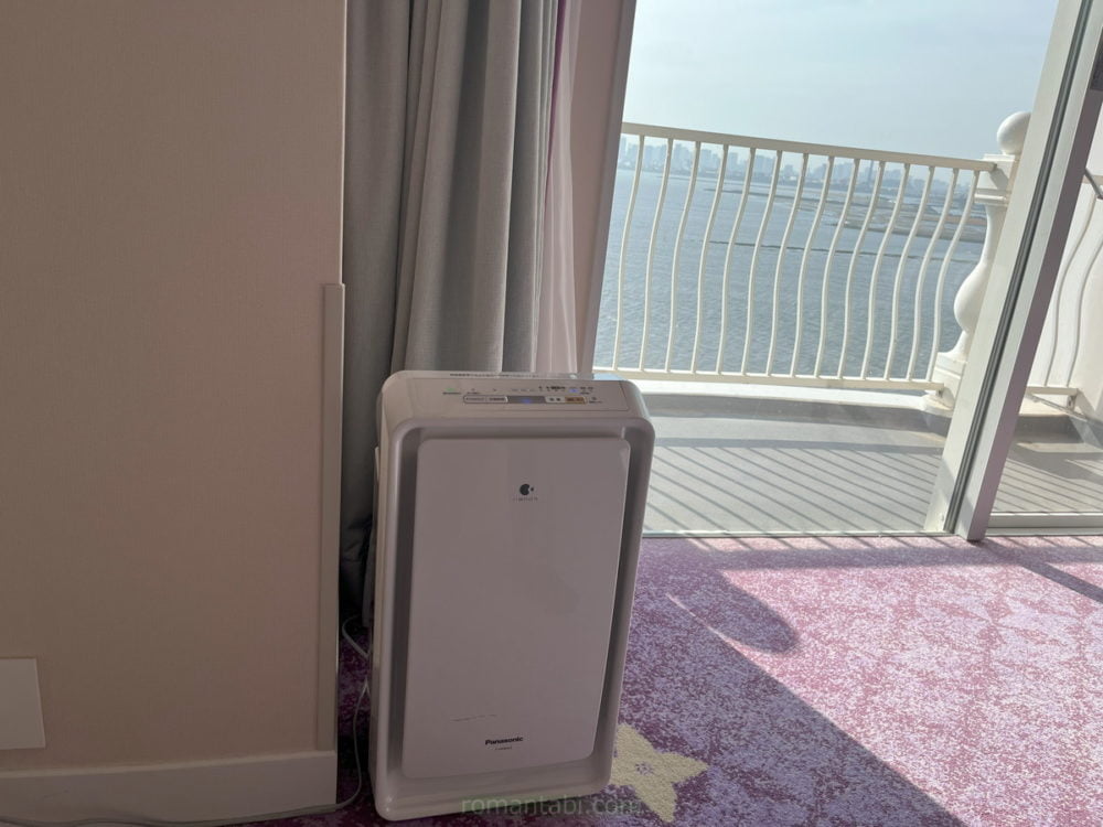 グランドニッコー東京ベイ舞浜の部屋の空気清浄機