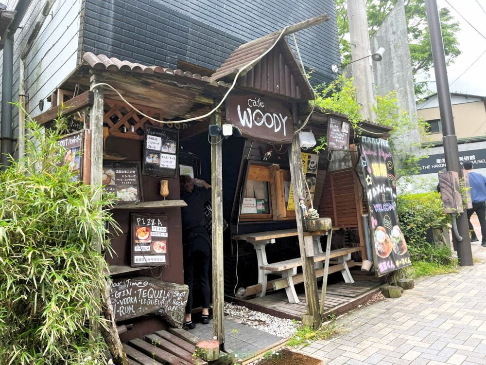 彫刻の森駅のWoody