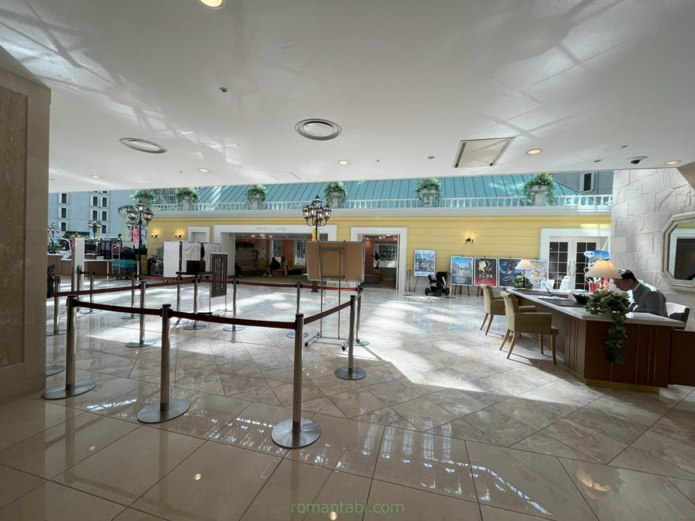 グランドニッコー東京ベイ舞浜のフロント