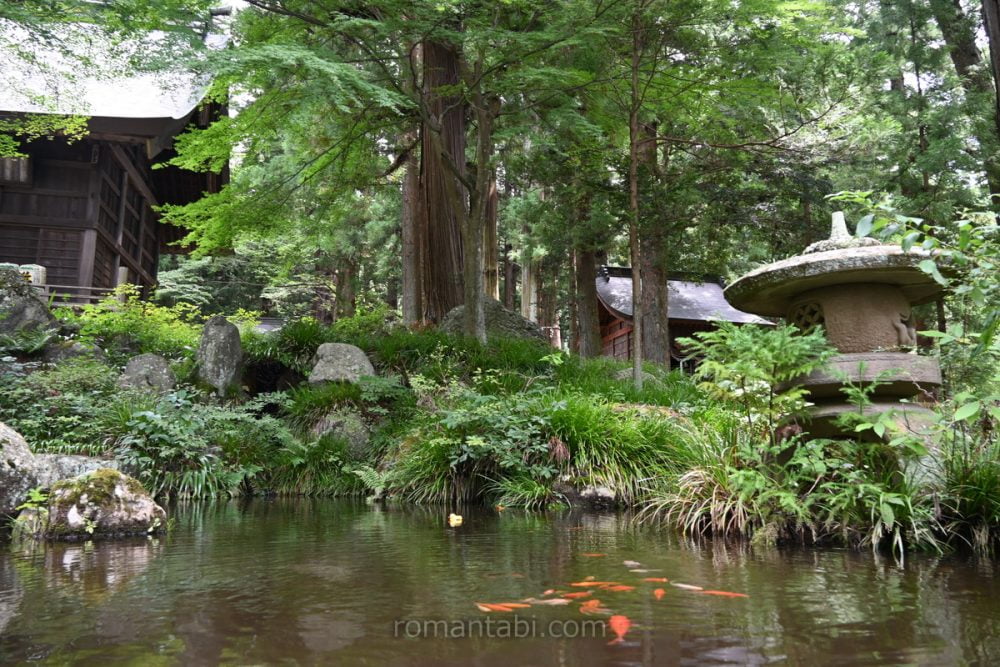 河口浅間神社・池