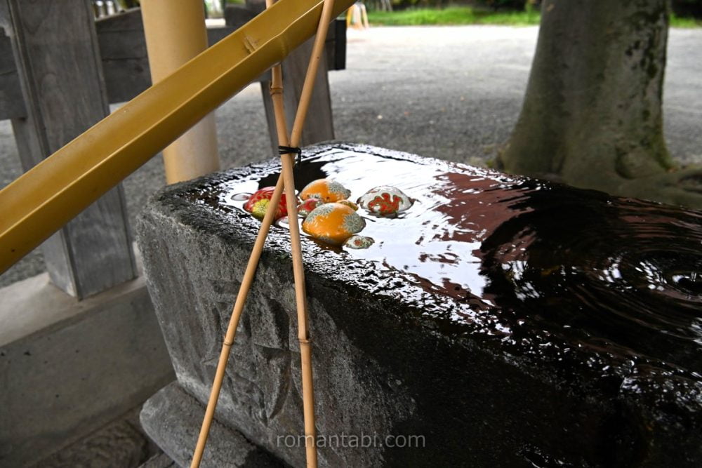  相模原氷川神社の手水舎