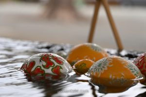 相模原氷川神社の手水舎とまり
