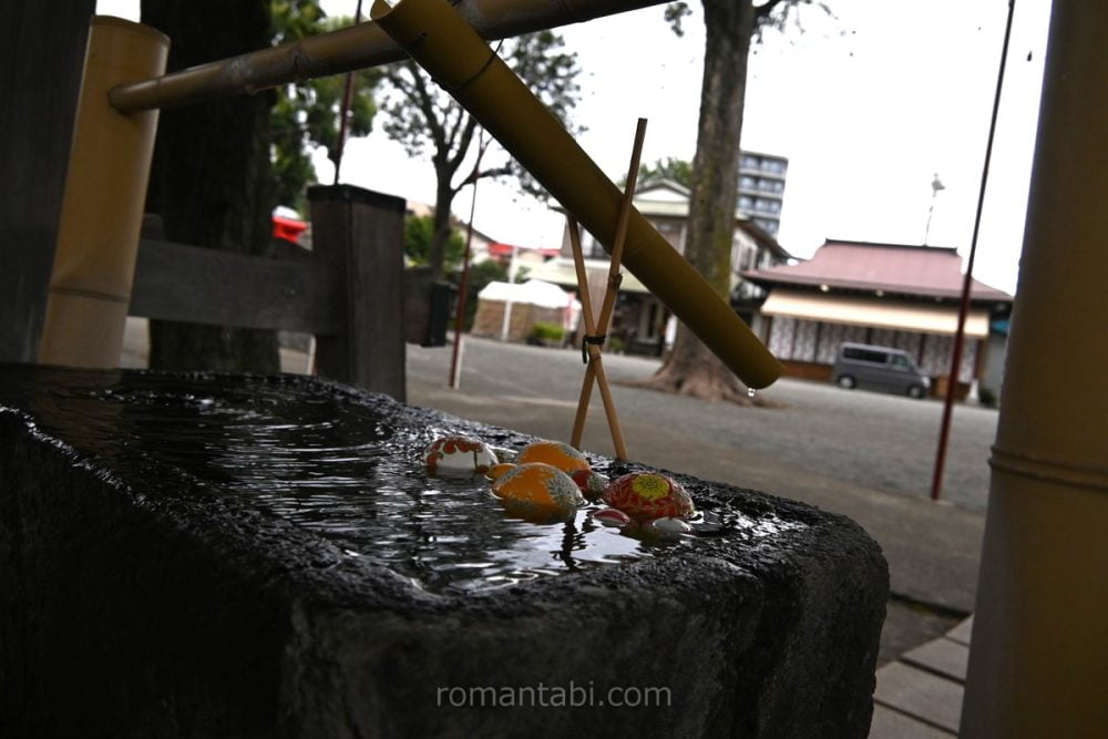 相模原氷川神社の手水舎