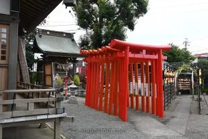 相模原氷川神社で祈る安産・無病息災、赤い鳥居と風車の癒しスポット