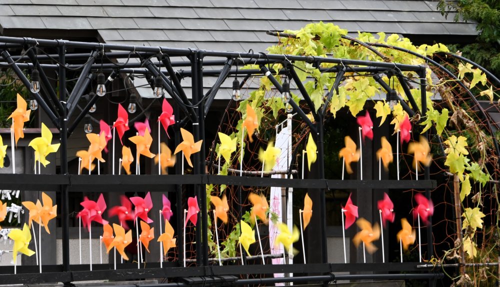  相模原氷川神社の風車
