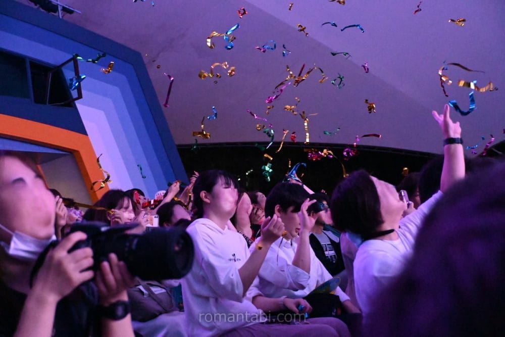 クラブマウスビートの観覧席のクライマックス