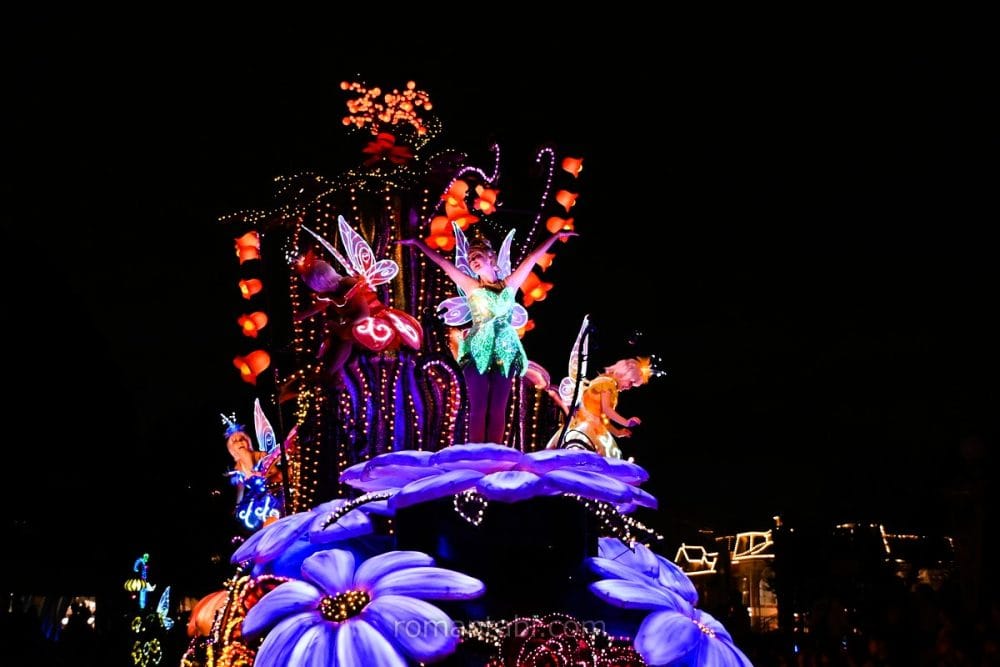 エレクトリカルパレード・ドリームライツのディズニー・フェアリーズのフロート