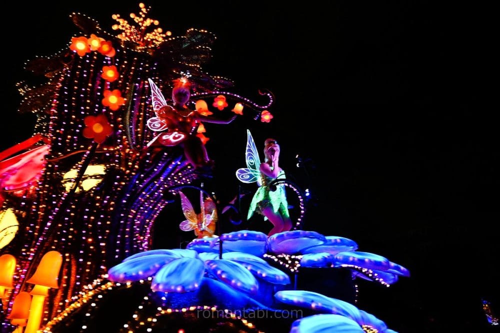 エレクトリカルパレード・ドリームライツのディズニー・フェアリーズのフロート