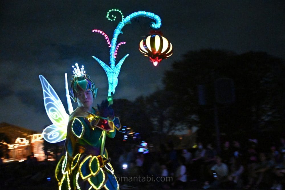 エレクトリカルパレード・ドリームライツのディズニー・フェアリーズのフロート