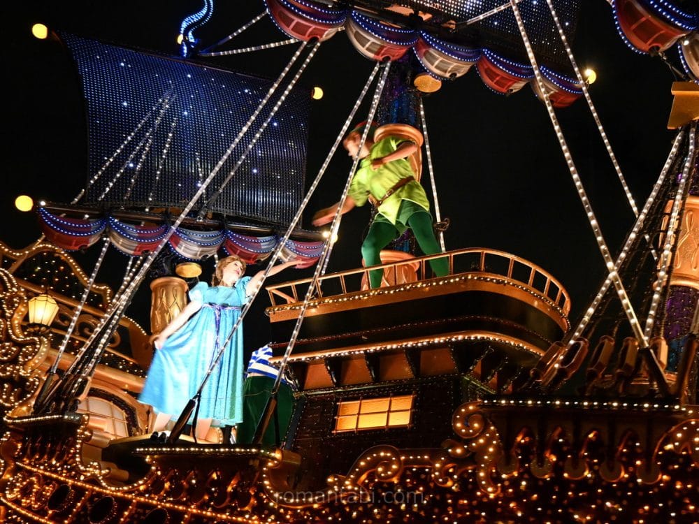 エレクトリカルパレード・ドリームライツのピーターパンの海賊船