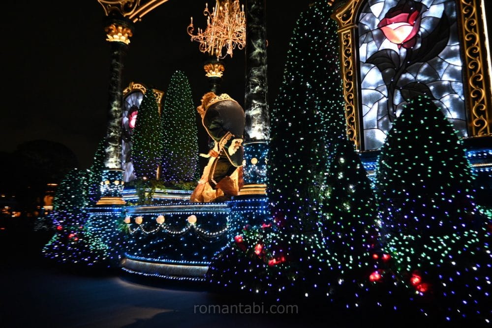 エレクトリカルパレード・ドリームライツのステンドグラス・ローズ