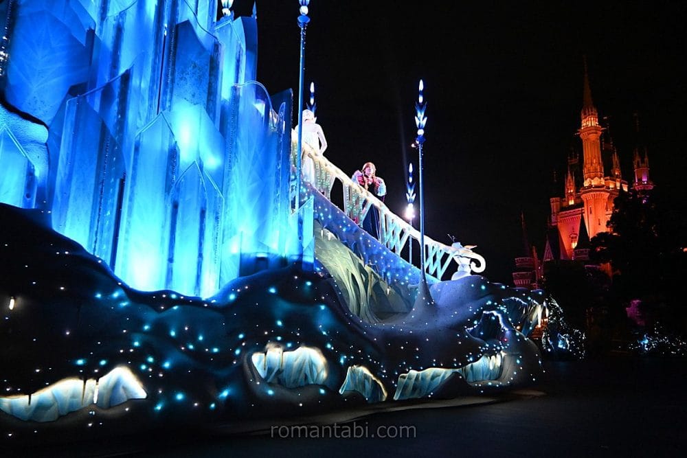 エレクトリカルパレード・ドリームライツの氷の城