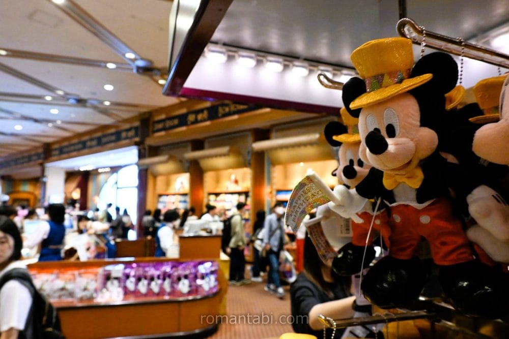 ミッキーのぬいぐるみキーチェーン