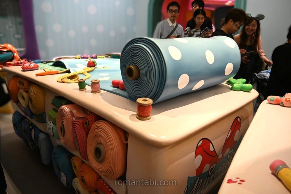 ミニーのスタイルスタジオの生地