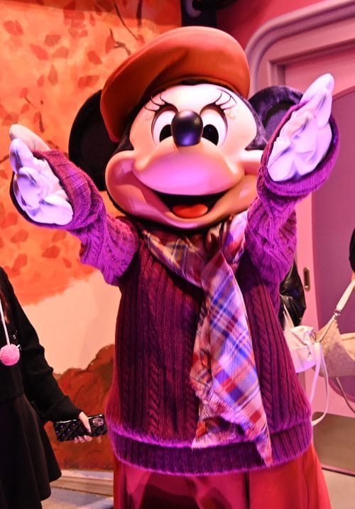 ミニーのスタイルスタジオの秋のミニー