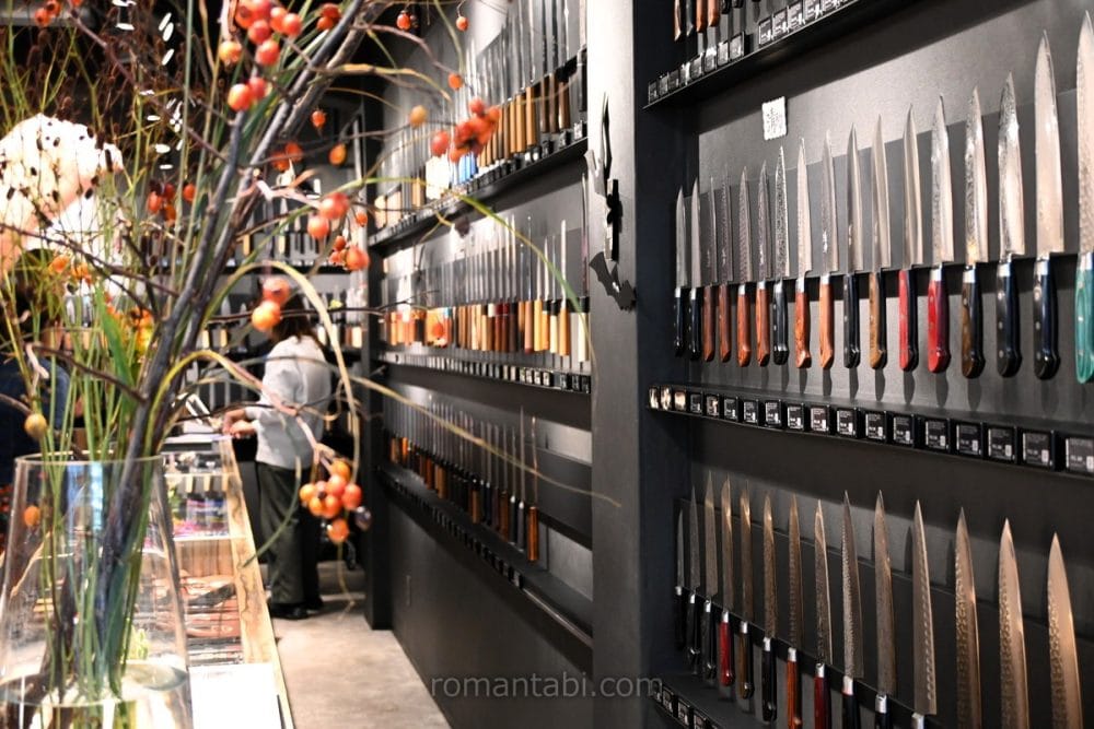 Professional Knife Shop on Nakamise Street