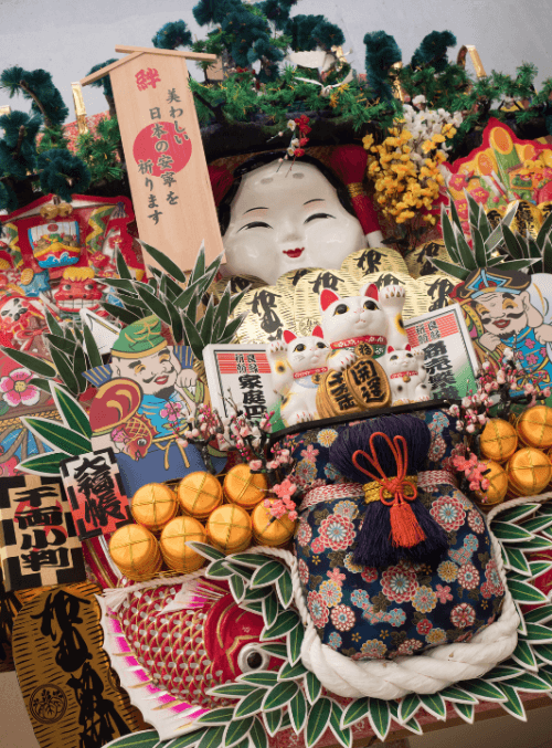 Seven Lucky Gods Statues