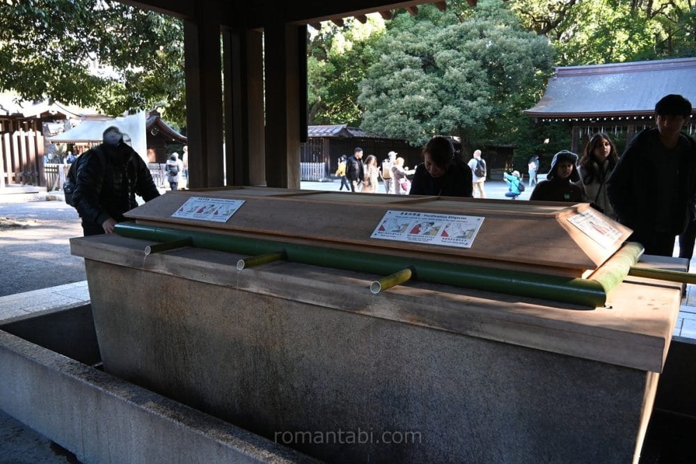 明治神宮の手水舎/Meiji Shrine's Chozuy/