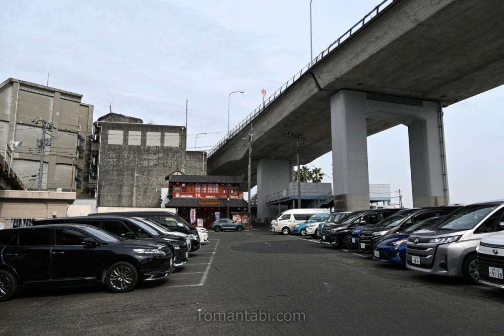 小田原漁港の無料駐車場