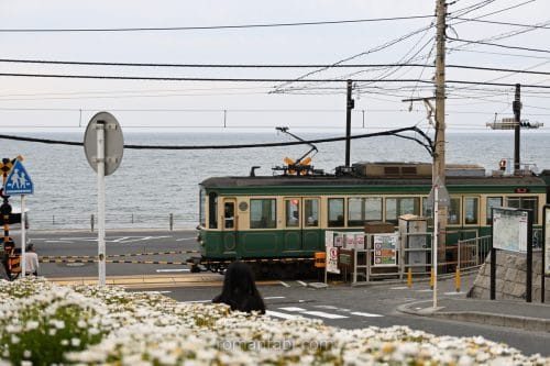 鎌倉高校前の踏切