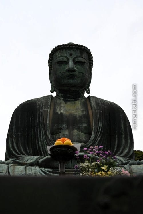 鎌倉・大仏の正面アップ